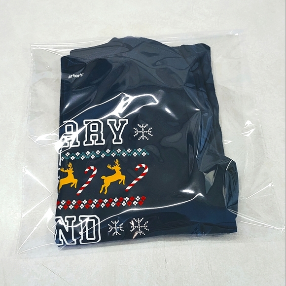 CARTER'S CHRISTMAS MERRY AND BRIGHT 100% COTTON UNISEX TOP SIZE 4T - Picture 5 of 5